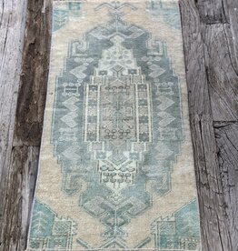 Orientalist Home Orientalist Vintage Turkish Anatolian Rug #3 34.5" x 17.5"