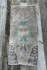 Orientalist Home Orientalist Vintage Turkish Anatolian Rug #9 34.5" x 14.5"