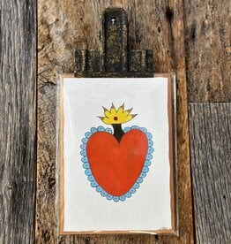 River Song Jewelry River Song Flaming Heart Fine Art Print