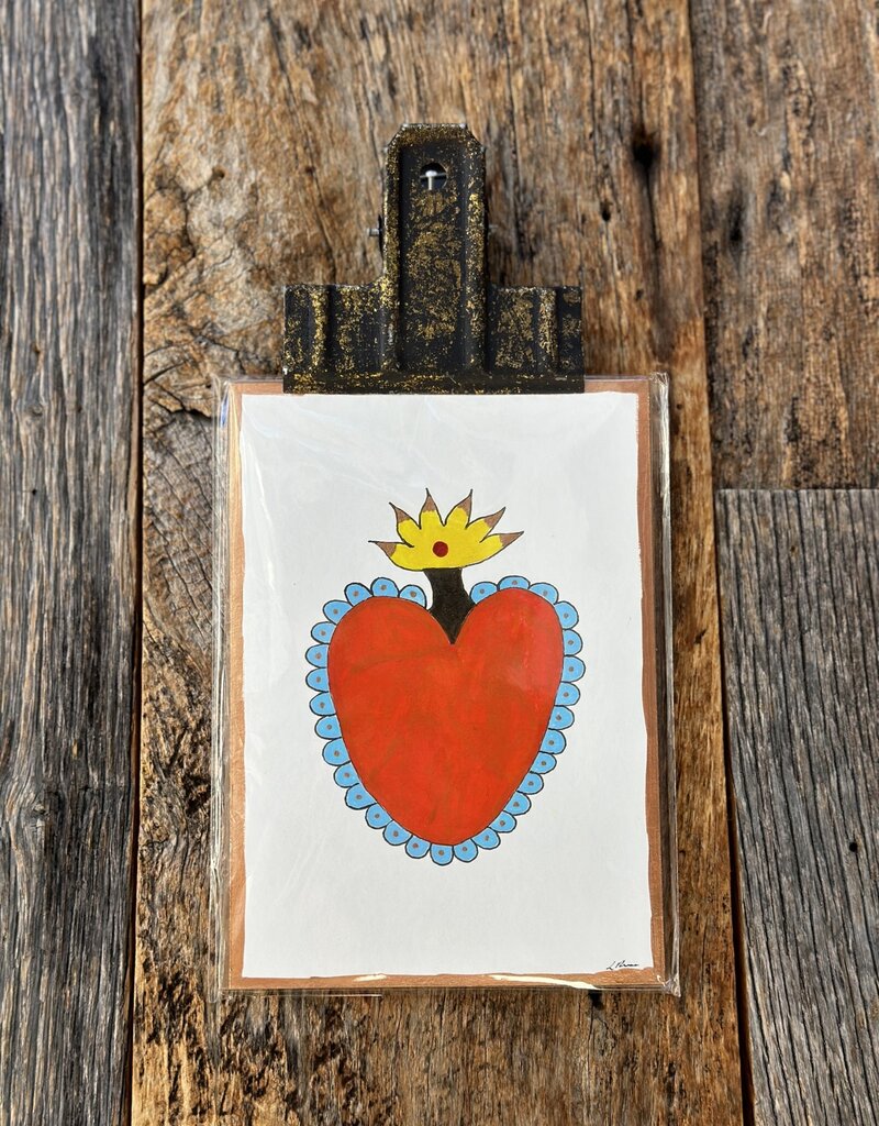 River Song Jewelry River Song Flaming Heart Fine Art Print