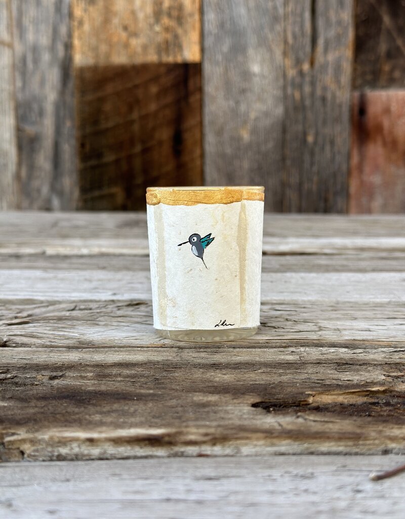 River Song Jewelry River Song Votive Pink Flower Branch