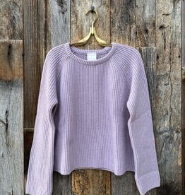 ...and for Good ...And for Good Montauk Shaker Cashmere Sweater Lilac
