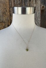 Robin M Designs Robin M 14K Peridot & Diamond Necklace 18"