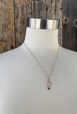 Robin M Designs Robin M 14K Sapphire Triplet Necklace 18" GF Chain