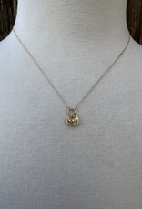 Robin M Designs Robin M 14K Diamond Cluster Charm 16" GF Chain