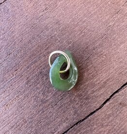 Robin M Designs Robin M 14K Jade Open Teardrop Charm