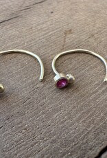 Robin M Designs Robin M 14K Designs Ruby Due Drop Earrings