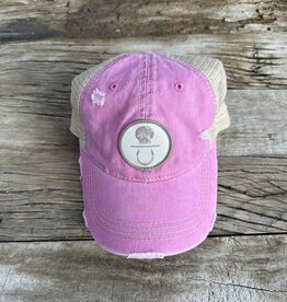 Island Farm Island Farm Baseball Cap Pink (Washed)