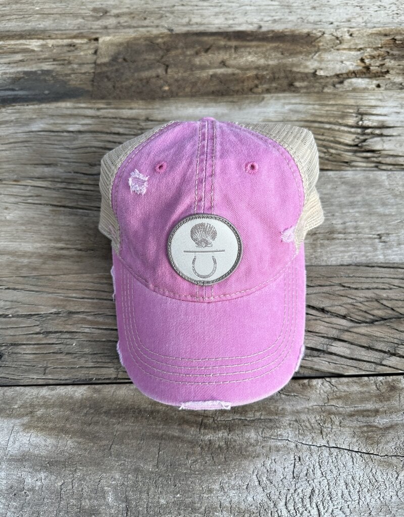 Island Farm Island Farm Baseball Cap Pink (Washed)