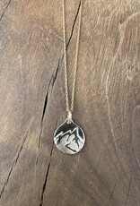 Robin M Designs Robin M 14K Flatirons Pendant GF Rope Chain 16"