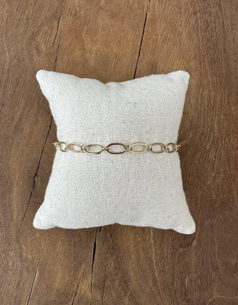 Robin M Designs Robin M 14K Oval Links Bracelet 7 1/4"