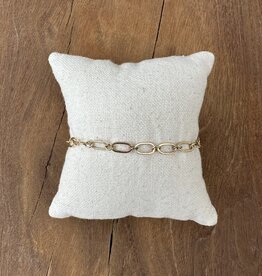 Robin M Designs Robin M 14K Oval Links Bracelet 7"