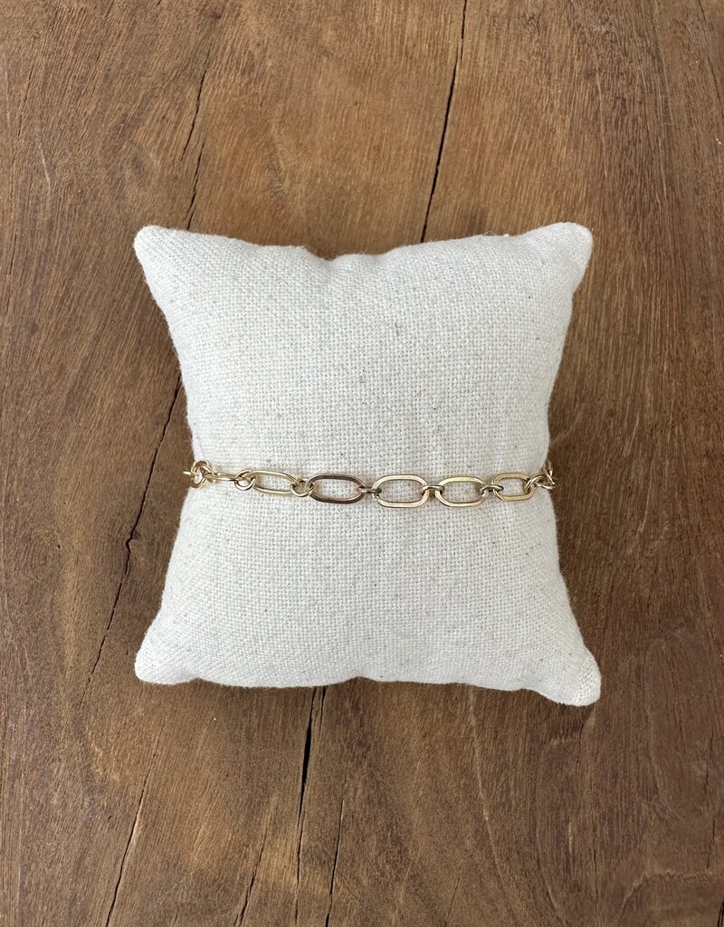 Robin M Designs Robin M 14K Oval Links Bracelet 7"
