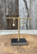 Robin M Designs Robin M Moondrop Moissanite Earrings 18K