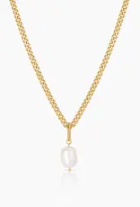 Thatch Thatch Colette Pearl Curb Necklace 14K GP