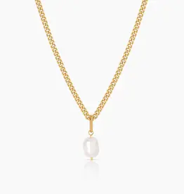 Thatch Thatch Colette Pearl Curb Necklace 14K GP