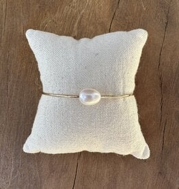 Thatch Thatch Isla Pearl Bangle Bracelet 14k GP