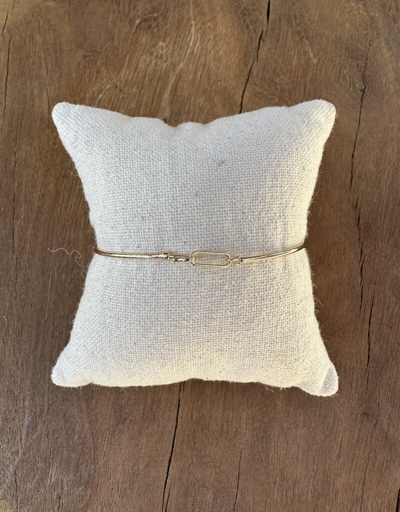 Thatch Thatch Isla Pearl Bangle Bracelet 14k GP