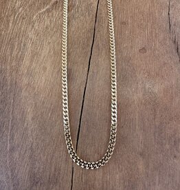 Thatch Thatch Mini Drew Curb Necklace 14k GP