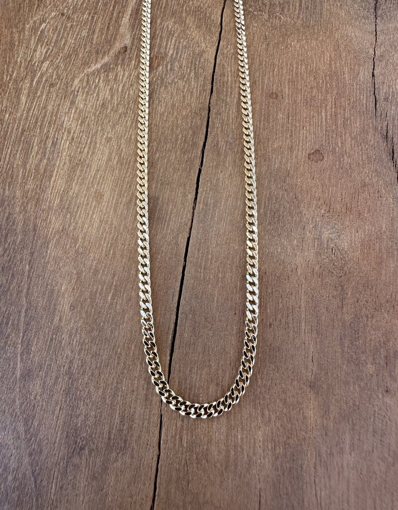 Thatch Thatch Mini Drew Curb Necklace 14k GP