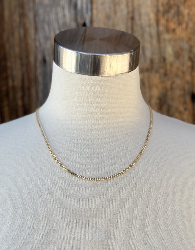 Thatch Thatch Mini Drew Curb Necklace 14k GP
