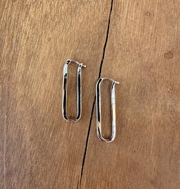 Thatch Thatch Sabrina Hoop Earrings Rhodium Plated