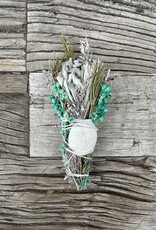 Andaluca Home Andaluca Home 6" Sage Green Floral Smudge Wand Shell