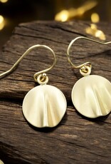Ashton Handcrafted Jewelry Ashton 18K Gold Wave Earrings Small