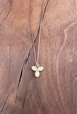 River Song Jewelry River Song Ethiopian Opal Floret Necklace 24K GV