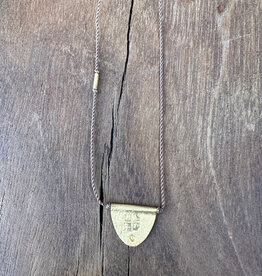 River Song Jewelry River Song 14K Turkish Gold Halfmoon Talisman Necklace