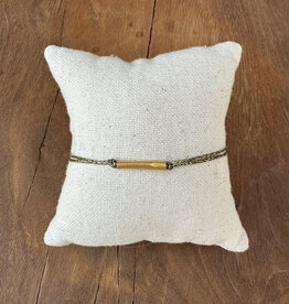 River Song Jewelry River Song Golden Bar on Gold Bracelet 24K GV