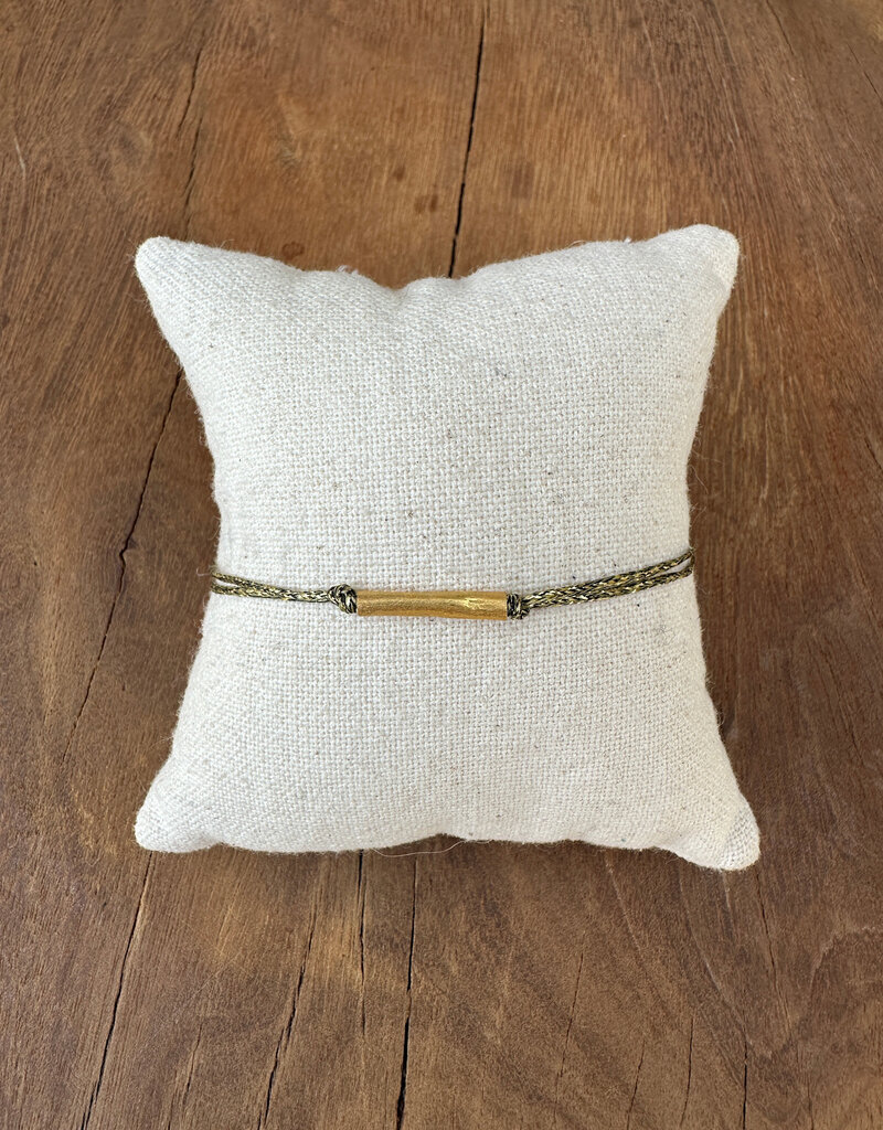 River Song Jewelry River Song Golden Bar on Gold Bracelet 24K GV