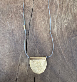 River Song Jewelry River Song Golden Halfmoon Talisman Necklace 24K GV