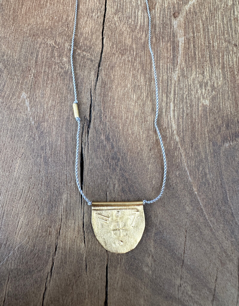 River Song Jewelry River Song Golden Halfmoon Talisman Necklace 24K GV