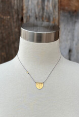River Song Jewelry River Song Golden Halfmoon Talisman Necklace 24K GV