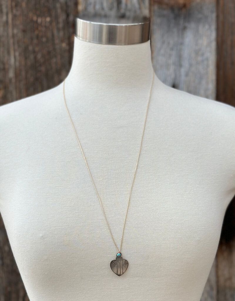 River Song Jewelry River Song Silver Tree of Life Heart Milagro Necklace