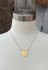 River Song Jewelry River Song Small Medallion Talisman Necklace 24K GV