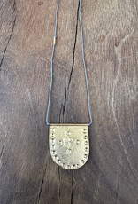 River Song Jewelry River Song Small Medallion Talisman Necklace 24K GV