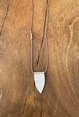 River Song Jewelry River Song Sterling Silver Shield Talisman Necklace