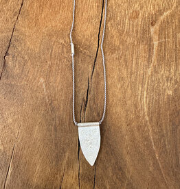 River Song Jewelry River Song Sterling Silver Shield Talisman Necklace