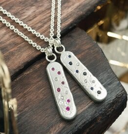Ashton Handcrafted Jewelry Ashton Sampietrini Bar Necklace Fine Silver