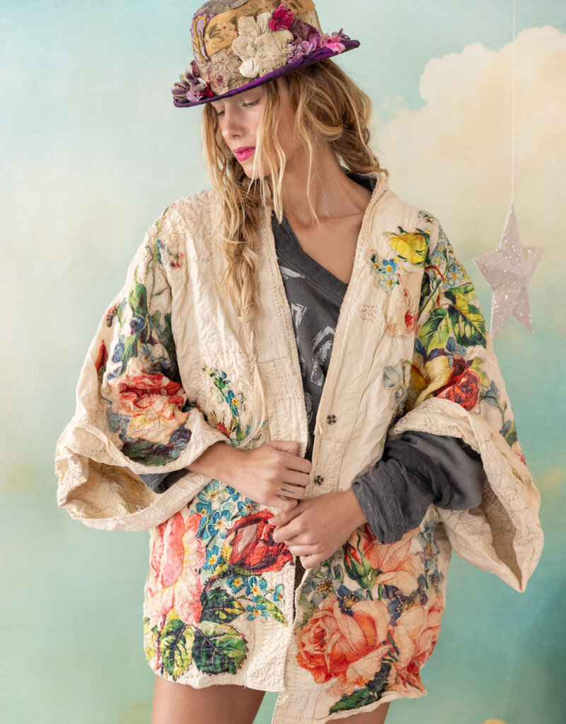Magnolia Pearl Magnolia Pearl Quilted Daigo Kimono Jacket 1194 Moonlight*