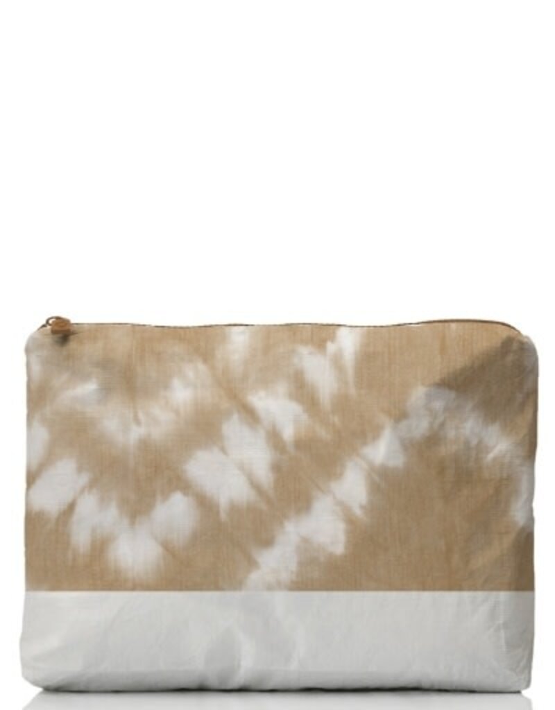 Aloha Collection Aloha Collection Shibori Mid Pouch Sandstone