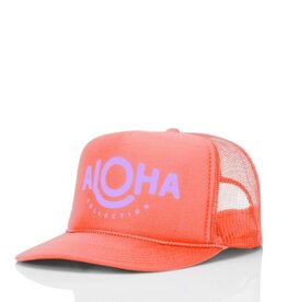 Aloha Collection Aloha Collection ALOHA Trucker Hat Coral
