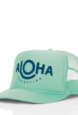Aloha Collection Aloha Collection ALOHA Trucker Hat Seafoam