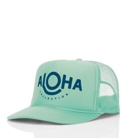 Aloha Collection Aloha Collection ALOHA Trucker Hat Seafoam