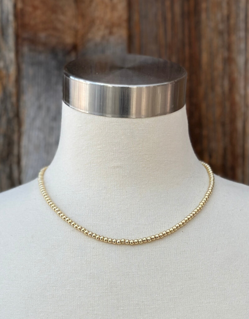 Elizabeth Nicole Elizabeth Nicole 14K GF Ball Party Necklace N26