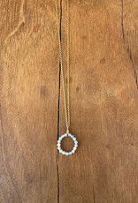 Elizabeth Nicole Elizabeth Nicole Aquamarines Around GF Necklace N110