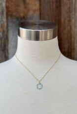 Elizabeth Nicole Elizabeth Nicole Aquamarines Around GF Necklace N110