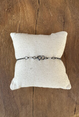 Elizabeth Nicole Elizabeth Nicole GF Heart OXSS Chain Bracelet B201